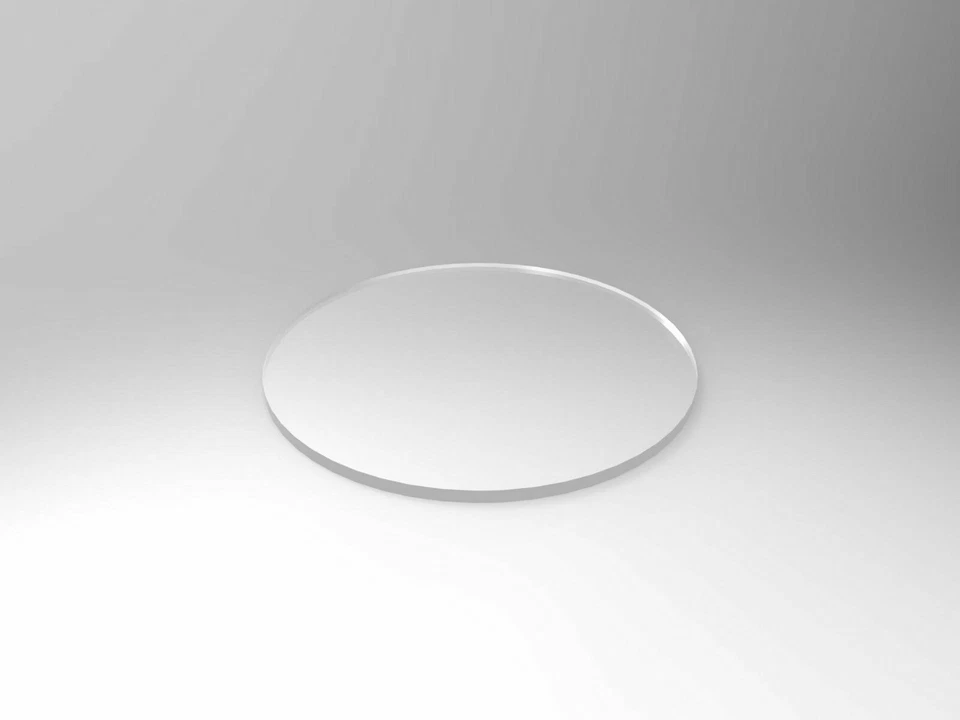 Acrylic Circles 3 mm Clear 100 mm to 1000 mm FREE POSTAGE !!! - image 1 of 1