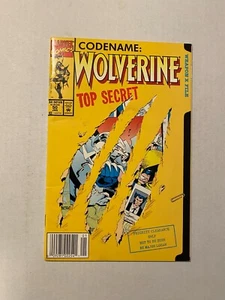 WOLVERINE #50 1ST APP OF SHIVA DIE-CUT COVER ORIGIN RETOLD NEWSSTAND VARIANT - Picture 1 of 6