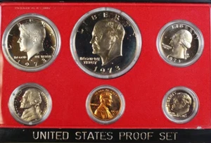 1973-S US Mint Proof Set 6 Coin Set OGP Original Government Packaging-FREE S/H - Picture 1 of 1