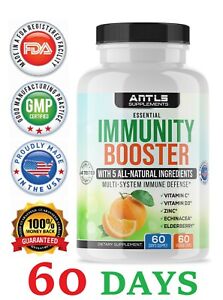Vitamin C+D3,Zinc,Echinacea, Immune System Support & Booster, Multivitamin