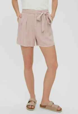 Vero moda Women's Vimmia Rose Dust Loose Belted Shorts Size XS/P BNWT RRP £26 - Image 1 of 4