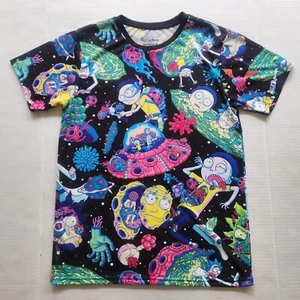 Rick and Morty Men's Apparel T-Shirt - Space Animation - Size: Medium - Picture 1 of 13