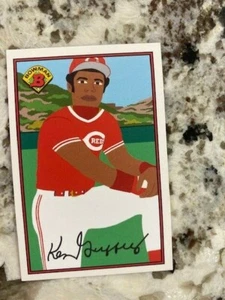 TOPPS 1989 BOWMAN X KEITH SHORE WAVE 4 BASE CARD REDS KEN GRIFFEY SR #40 - Picture 1 of 1