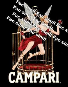 Locandina stampa manifesto poster, Vintage, idea regalo- campari - Foto 1 di 1