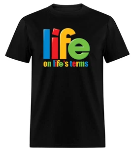 Life On Life's Terms Kurzarm T-Shirt 50/50 Baumwolle Polyester DryBlend - Bild 1 von 8