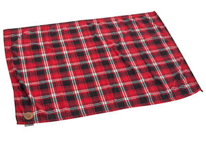 Petface Red Tartan Check Comforter Soft Fleece Dog Cat Bed Blanket 100 x 135cm