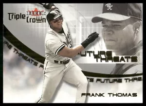 Frank Thomas Chicago White Sox #13 2001 Fleer Triple Crown Baseball Card - Picture 1 of 2