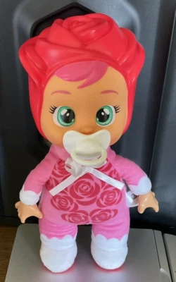 Cry Babies Plush Tiny Cuddles Flowers Red Rose Doll With Pacifier EUC - Image 1 of 4
