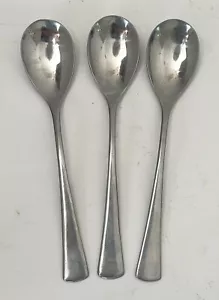 Three 6.5" TEASPOONS - NARVIK - Reed & Barton REBACRAFT Stainless Korea - Picture 1 of 5