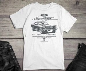 Camiseta Ford, Camiseta Mustang Script Legendary, Ford Motor Company - Imagen 1 de 2