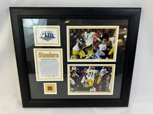Big Ben Santonio Holmes Mounted Memories Super Bowl XLIII wall hang Picture - Picture 1 of 17