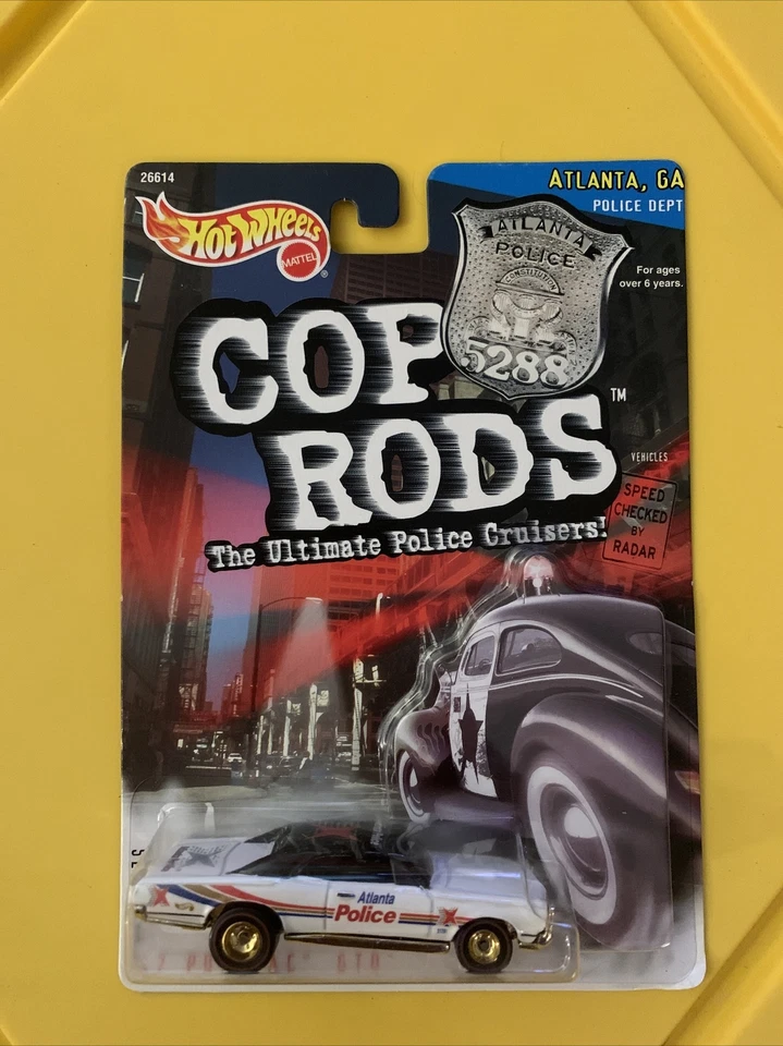 Coche de policía Hot Wheels Cop Rods 67 Pontiac GTO Atlanta Ga Real Riders Foto 1 de 1