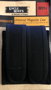 NEW Uncle Mikes Universal Double Magazine Case Black 8829-1 - Picture 1 of 2