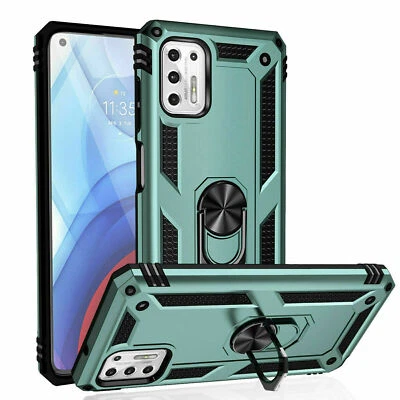 For OnePlus Nord N200 5G Case Ring Kickstand Cover +Tempered Glass - Image 1 of 4