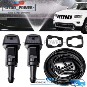 Windshield Wiper Water Washer Spray Nozzle Jet For Jeep Grand Cherokee 2011-2017 - Picture 1 of 9