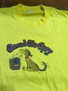 Vintage Grand Ole Opry Graphic Single Stitch T-Shirt Size 10-12 - Picture 1 of 5
