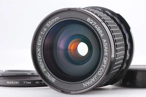 "NEAR MINT" SMC Pentax 6x7 55mm f/4 Wide Angle Lens For 6x7 67 67II From JAPAN - Picture 1 of 10