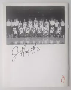 JASON HART HANDSIGNIERT SYRACUSE BASKETBALL FAN MITTAGESSEN PROGRAMM JIM BOEHEIM - Bild 1 von 5