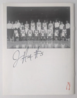 JASON HART HAND SIGNED SYRACUSE BASKETBALL  FAN LUNCHEON  PROGRAM JIM BOEHEIM - Image 1 of 4