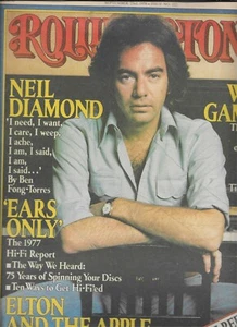 ROLLING STONE magazine #222 NEIL DIAMOND cover  Elton John - Picture 1 of 1