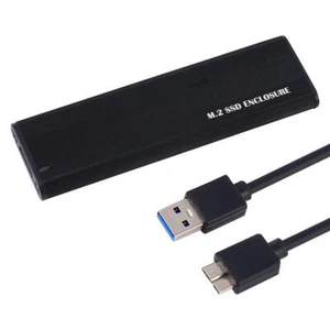 M.2 SATA SSD Adapter USB 3.1 Gehäuse Dual Protokoll Festplattengehäuse Hot P0 - Bild 1 von 11