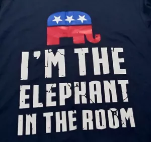 T-shirt uomo I'm the Elephant In the Room blu repubblicano taglia media - Foto 1 di 5