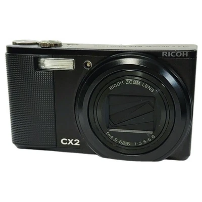 [Excellent+] Ricoh CX2 Digital Compact Camera Black Used From Japan Working - Image 1 of 3