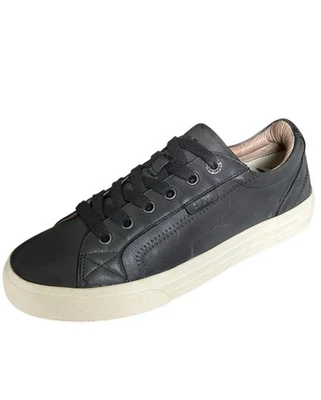 Taos Plim Soul Lux Dark Gray Leather Sneakers Comfort Classic Women’s 8 - Image 1 of 4