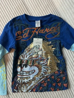 全新带标签复古 ED HARDY TODDLER — 第 1/2 张图片