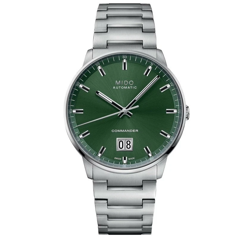 Mido Commander Big Date Automatic Green Dial Men's Watch M0216261109100