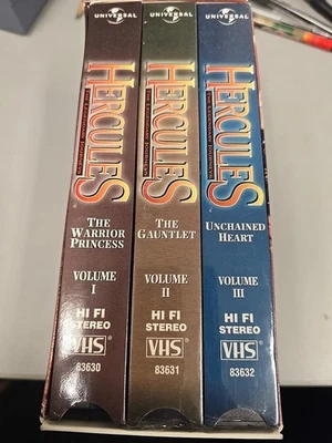 Hercules The Legendary Journeys Vol.1-3 - Rare 1998 VHS Box Set The Xena Trilogy - Image 1 of 4