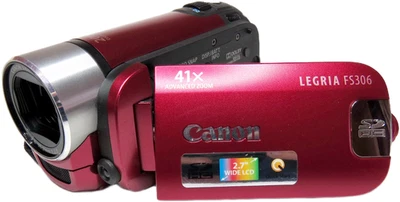 Canon LEGRIA FS306 SD-HC Camcorder 37x Zoom, 2,7 Zoll LCD, Ideal für Urlaub - Bild 1 von 4