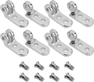 4 Paia Di Cerniere Universali Da 3 Mm per Montatura Di Aste per Occhiali Da Sole - Foto 1 di 12