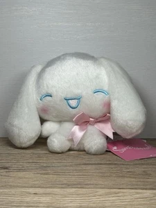 Sanrio Cinnamoroll Plush Toy Small Pink Ribbon Doll Japan New with Tags - Picture 1 of 9