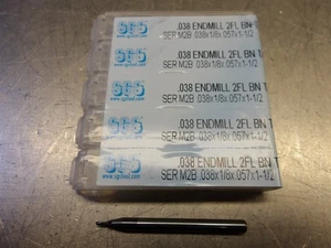 5 ¡NUEVO! SGS .038" fresa de extremo de carburo 2 flautas 03062 - Imagen 1 de 4