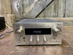 Teac AG-H300 Stereo AM/FM Stereo Ricevitore Phono CD Tape Aux Argento Senza Telecomando - Foto 1 di 14