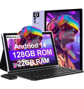 2025 Android 14 Tablet 22GB RAM 128GB ROM 1TB Expand, 10,1 Zoll 8000mAh Octa-... - Bild 1 von 7