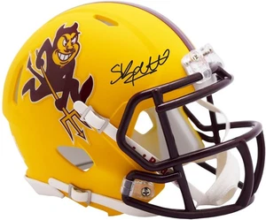 Cam Skattebo Arizona State Sun Devils Signed Sparky Riddell Speed Mini Helmet - Picture 1 of 2