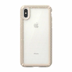 Speck Presidio V-GRIP Case for Apple iPhone XS Max Gold Glitter/Calfskin Brown - Picture 1 of 1