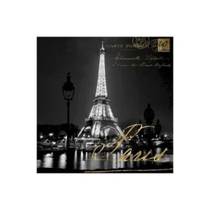 Stampa su Tela su Carta Poster o Quadro Carrigan Kate Paris At Night - Foto 1 di 2