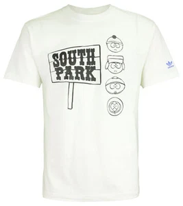 Adidas Originals Men's South Park "The Boys" T-Shirt, White - Picture 1 of 7
