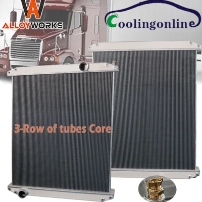 3ROW Radiator For 96-11 Freightliner Columbia Century Class FLD112 FLD132 LT9500 - Image 1 of 4