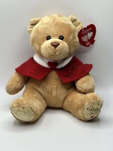 Godiva 2014 Chocolate Teddy Bear Red Je-taime 13" Plush Collectible W/ Tag