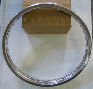 Alufelge / Felge 1,50x16 poliert passt für Simson S50, S51 - S70, S53 mit 16Zoll - Picture 1 of 1