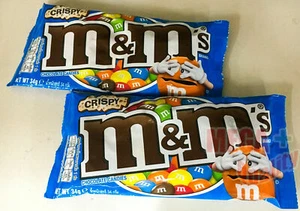 2 x M and M Milk Chocolate Coated Crispy Centres In A Colourful Shell 30g - Picture 1 of 4