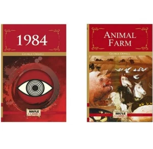 Animal Farm and 1984 by George Orwell, Paperback Set of 2 Book - Picture 1 of 1