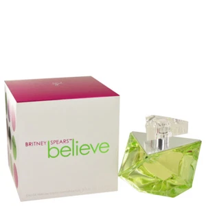 ORIGINAL BELIEVE Britney Spears 100ml EDP Women Metal Plate Top Genuine RARE - Picture 1 of 1