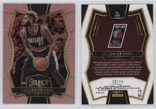 2016 Panini Select Premier Level National Convention Pink Prizm /15 Allen Crabbe