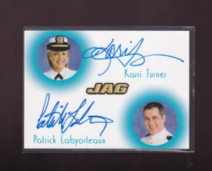 JAG 2006 Autograph card JC2 Karri Turner and Patrick Labyorteaux #33/200 - Picture 1 of 2