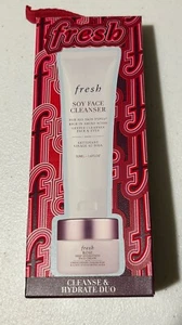 Fresh SOY FACE CLEANSER 50ml & ROSE FACE MASK 15ml. NEW & SEALED. RRP £31 - Picture 1 of 2